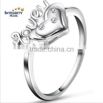 SSD049 Christmas Box AAA 925 Sterling Silver Female Ring