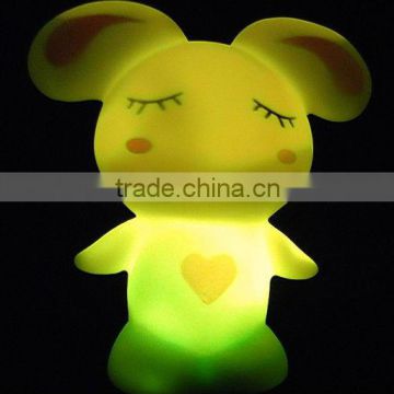 LED night light, colorful rabbit night light