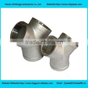 ASME B16.11 Alloy Steel Threaded Forged Equal Tee photo-3