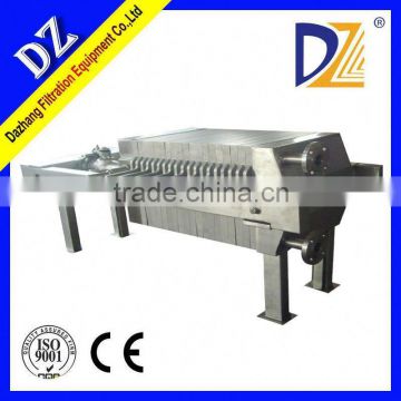 Hydraulic stainless steel filter press