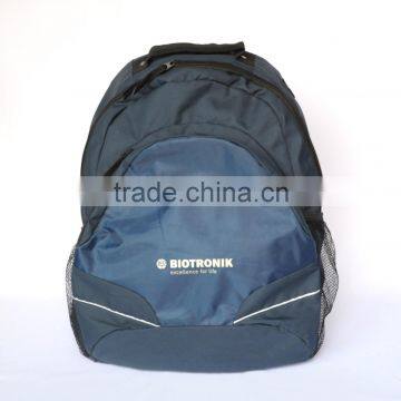 Blue sport school backpack