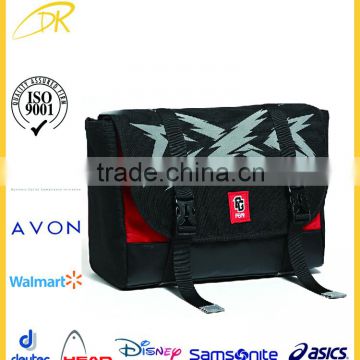 Audited factory high quality expandable messenger bag