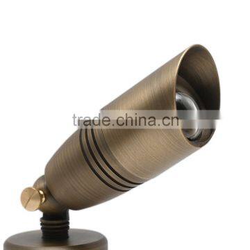 brass spot light garden light