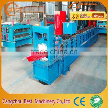 Roof Panel Ridge Cap Roll Forming Machine