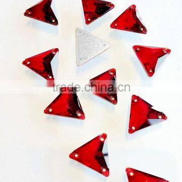 Triangle sew on rhinestones U3270