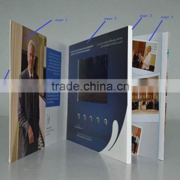 Factory supply 1.5/ 2.4/ 3.5/ 4.3/ 5/ 7 inch hot sexy tft screen invitation card lcd video greeting card for gifts