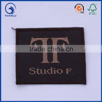 clothing private label embroidery woven badge