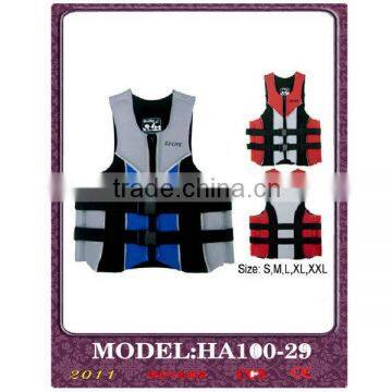 Waterproof Neoprene Life Vest Jacket with Buckle