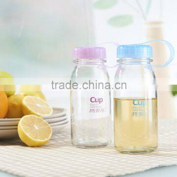Eco-Friendly 500ml glass Drink Bottle Travel Joyshaker Water Bottle Private Lable