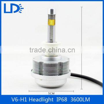Waterproof IP68 6500k 30w 12v 24v H1 H3 H7 9006 Led Light Bulb Led Headlamp Car H1