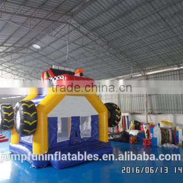 race car jumping house for sale,inflatable air castle with free blower