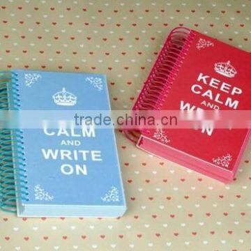 Promotional Wire-o Binding Paper Notebook /Custom Diary Notebook