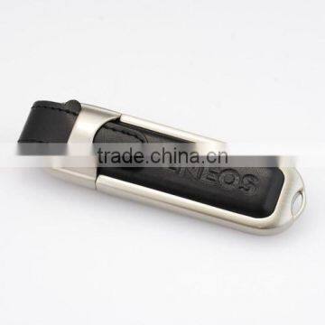 Elegant Factory Direct Selling 2gb Usb Flash Drive Brand Custom Leather Can be Printed Logo photo-5