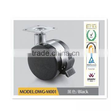 2015 Danway New Colorful Office Chair Caster / Furniture Caster With Plate / White Swivel Caster With Screw 40mm DWG-K007 photo-5