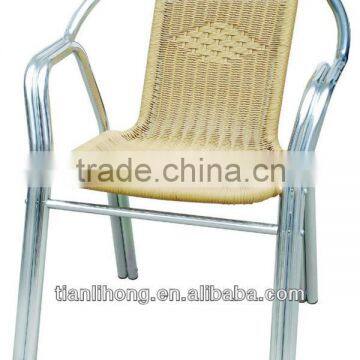 Aluminum Rattan/Wicker Bar/Bistro Chair