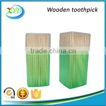 Harbin Toothpick Supplier Bamboo / Wooden Toothpicks Packed in Colorful Plastic Toothpick Bottle photo-4