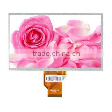 Hot-sales 7-inch TFT-LCD Module with High Resolution 1024x600 and 6 O'clock Viewing Direction