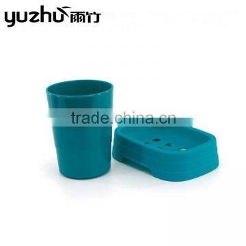 Hot selling promotional plastic bathroom set
