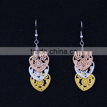 Love Earrings Heart Shape for Girls Wholesale