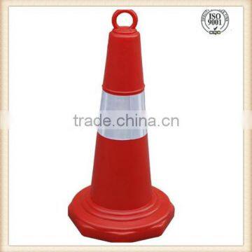 75cm PE Small Traffic Safety Cones with ring