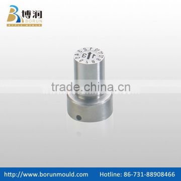 Metal date stamp, date stamp for injection mold