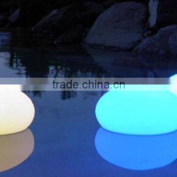 PE waterproof floating led light ball, outdoor led light ball changing color