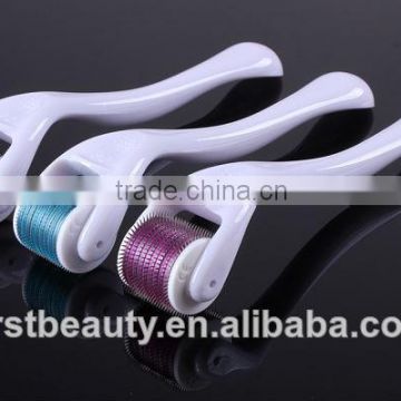 portable titamium facial derma roller with 540 needles/best seller/professional and portable skin derma roller