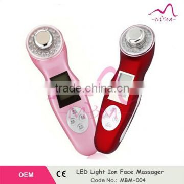 Skin care cold and hot ion electrical facial cleaning device and facial massage