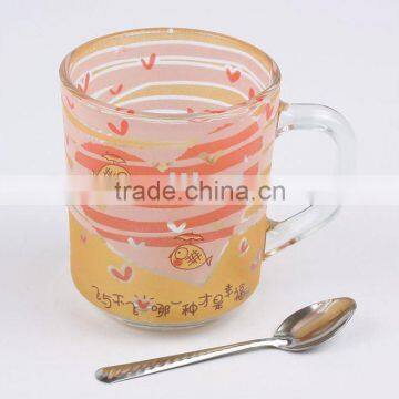 500ml Frosted Glass mug