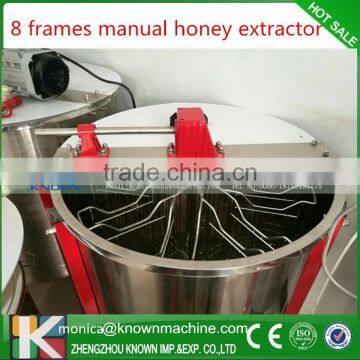 6 frames honey extractor with honey gate and stronger handle system