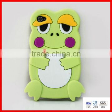 frog shape silicone phone cases