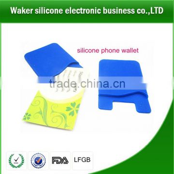 3M sticky silicone cell phone credit card holder