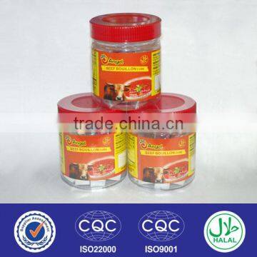 halal bottle package beef bouillon cube