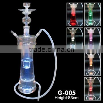 wholesale al fakher glass hookah with LED