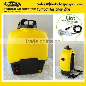 20L Rechargeable electric garden sprayer with LED lamp