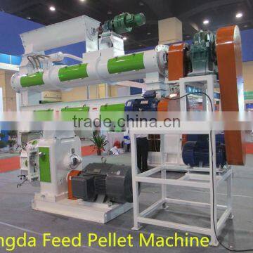 Poultry farm using animal feed pellet machine from China