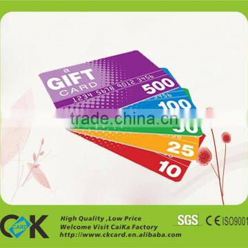 custom pv cards with CMYK printing and factory price