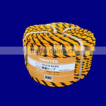 mixed color twisted tiger rope with competitive price