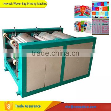 Neweek 3 colors rice bags printing woven bag printing machine