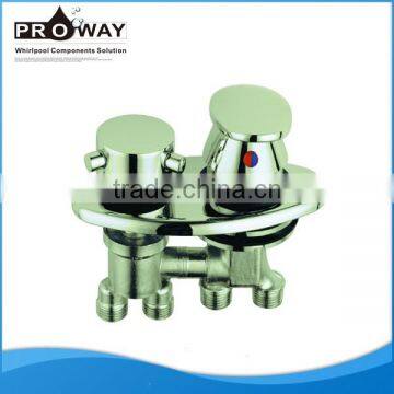 China Bathroom Sanitary Hot Cold Water Mixer Cheap Brass Bath Shower Mixer