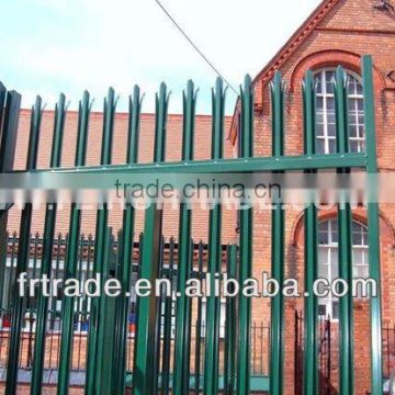 galvanized palisade fencing