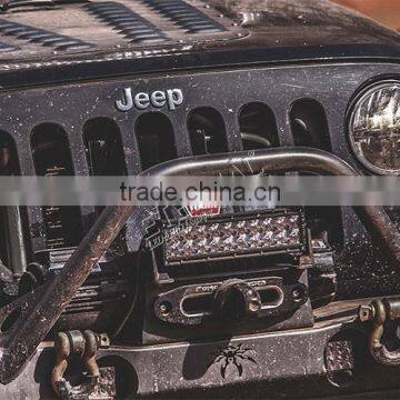7" Round Jeep Wrangler Offroad Rubicon Motorcycle 30W Sealed LED Headlight Dual Beam JK TJ WJ XJ MJ photo-5