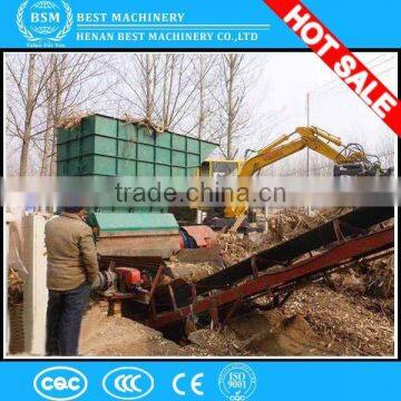 High work efficiency diesel engine wood chipper (18-25t/h)