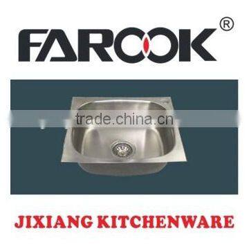 45*38cm Small single bowl stainless steel kitchen sink