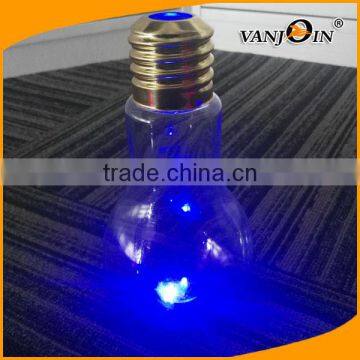 Number-One Cool Bulb Design 400ml Bottle With Color Changing Night Light for Office Home Bedroom Living Room photo-3