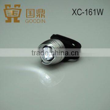 Aluminum Alloy Colour Body of Bike Front Light,1 Super Bright White LED Bike Light,240 Degree View Angle photo-4