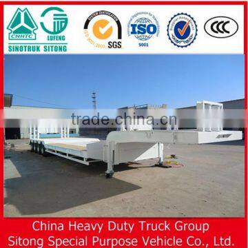 Heavy Duty Factory Price Tri-axle 50T Low Bed Semi Trailer Online Shopping photo-5