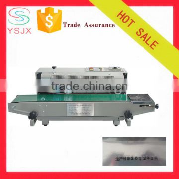 Popular semi automatic heating type continuous film bag sealing machine with reasonable price