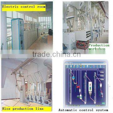 Full set rice processing machine line