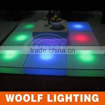 customizable color changing and dimming options led dance floor